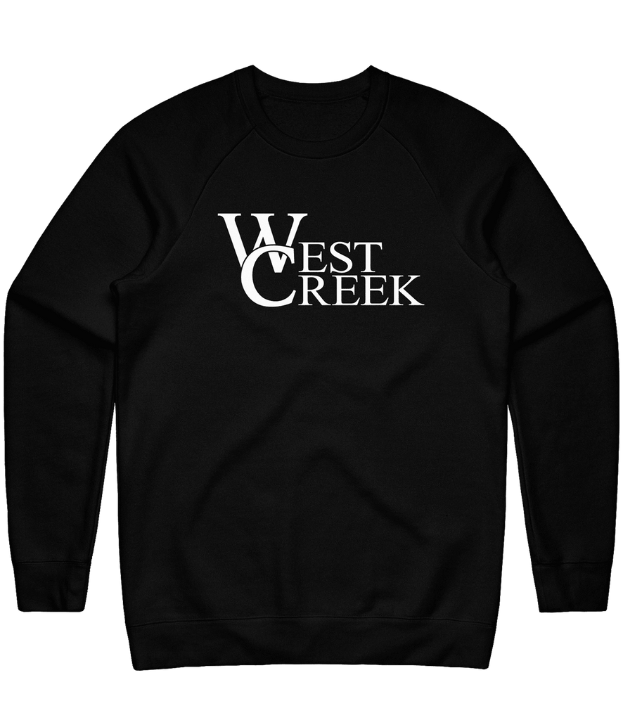 West Creek Text Crewneck - Black - ARMA - Sweater