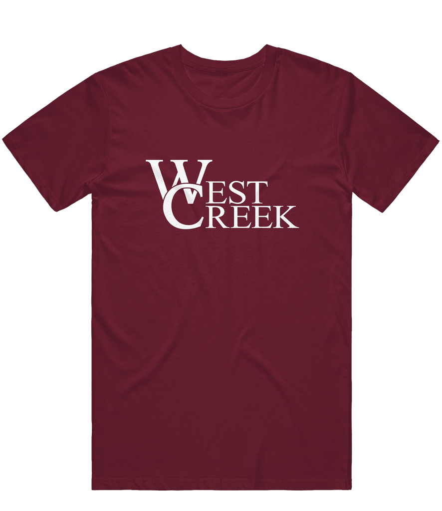 West Creek Text Tee - Burgundy - ARMA