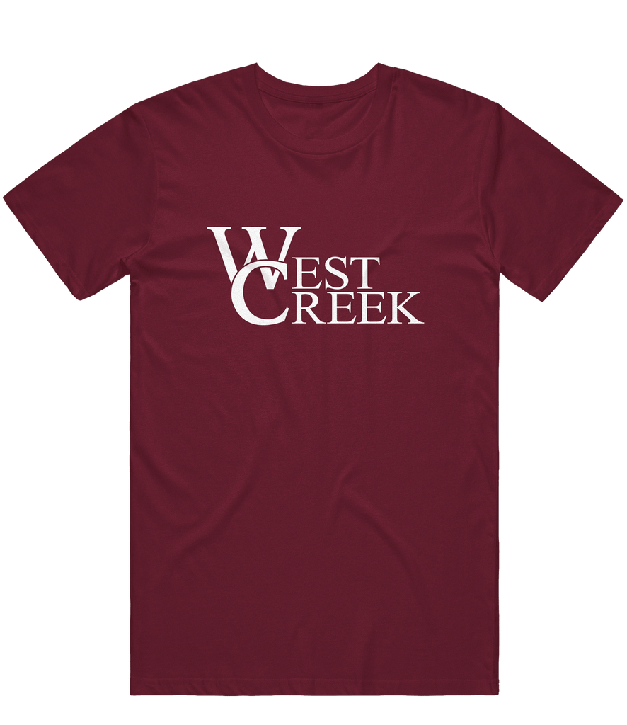 West Creek Text Tee - Burgundy - ARMA - T-Shirt