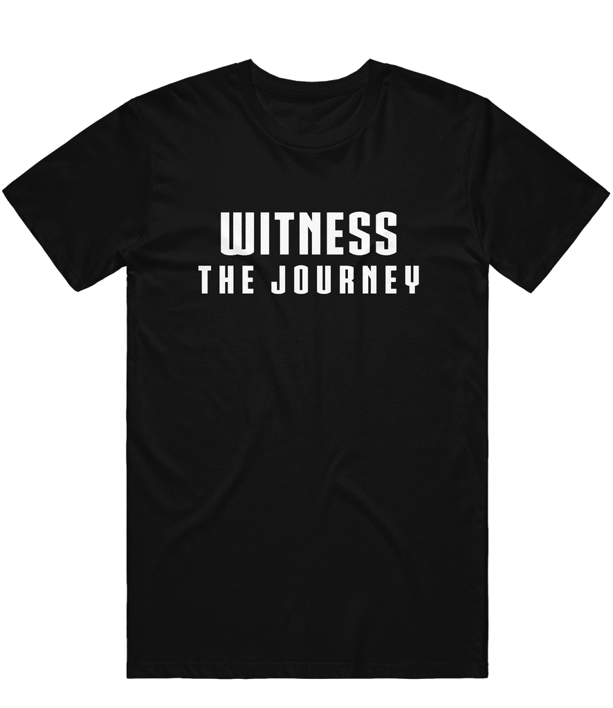 Witness The Journey Text Tee - Black - ARMA