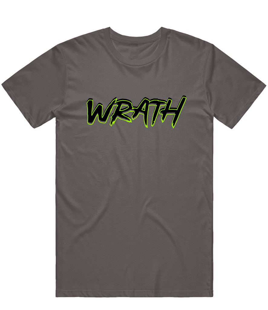 Wrath Text Tee - Charcoal - ARMA - T-Shirt