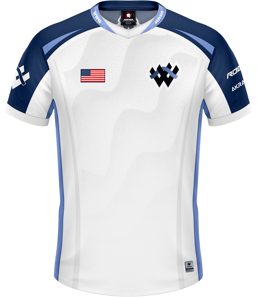 WWG ELITE Jersey - White - ARMA - Esports Jersey