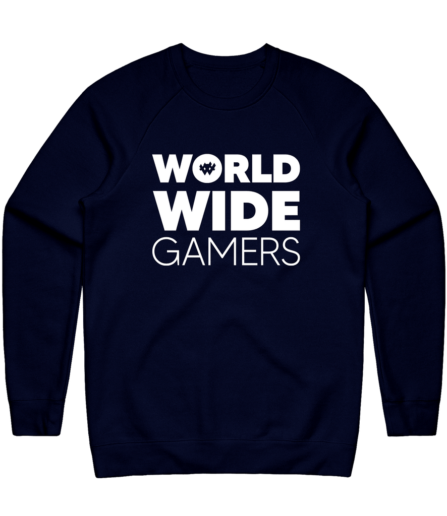 WWG Text Crewneck - Navy - ARMA - Sweater