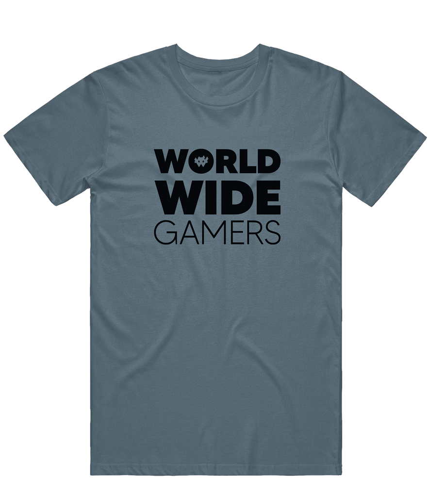 WWG Text Tee - Light Blue - ARMA - T-Shirt