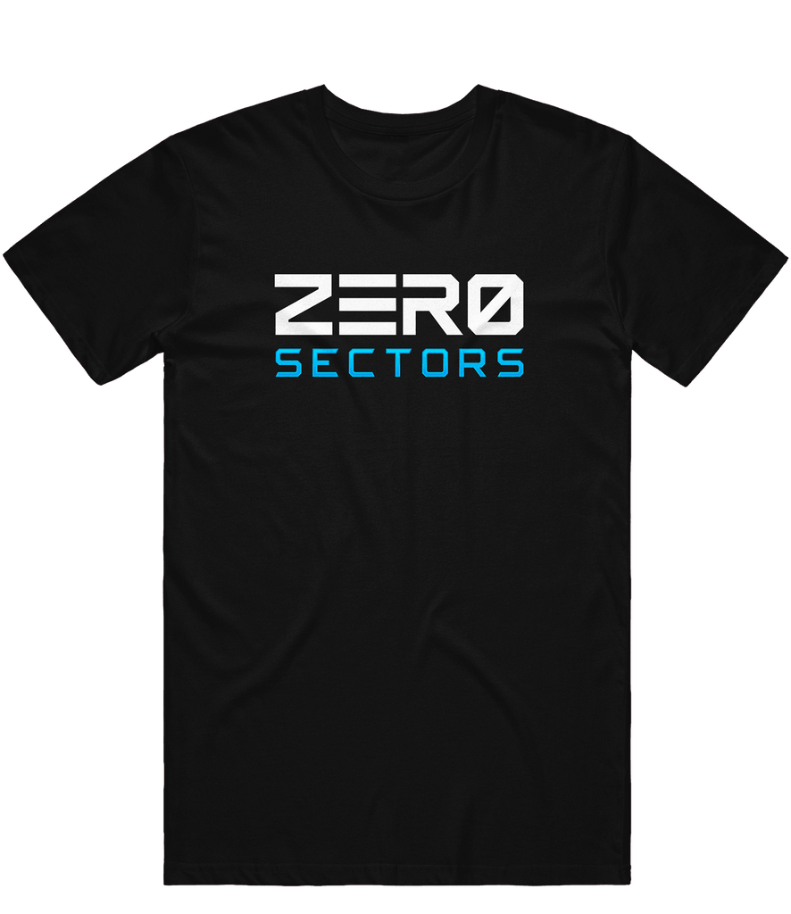 Zero Sectors Text Tee - Black - ARMA - T-Shirt